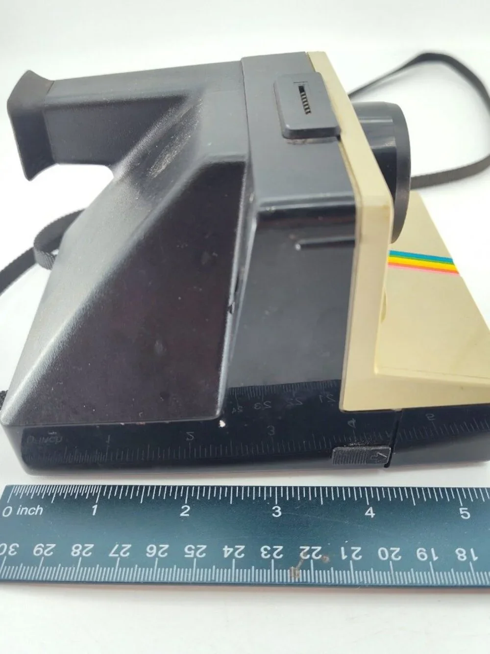 Polaroid OneStep SX-70 Rainbow Stripe Instant Film Camera Vintage UNTESTED